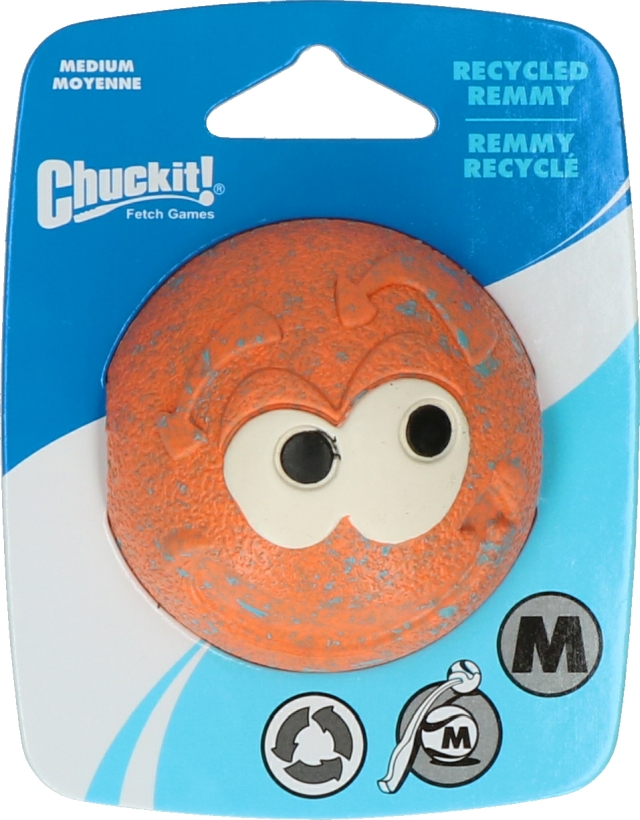 Chuckit-Hundespielzeug–Ball-Remmy-Orange-Verpackung