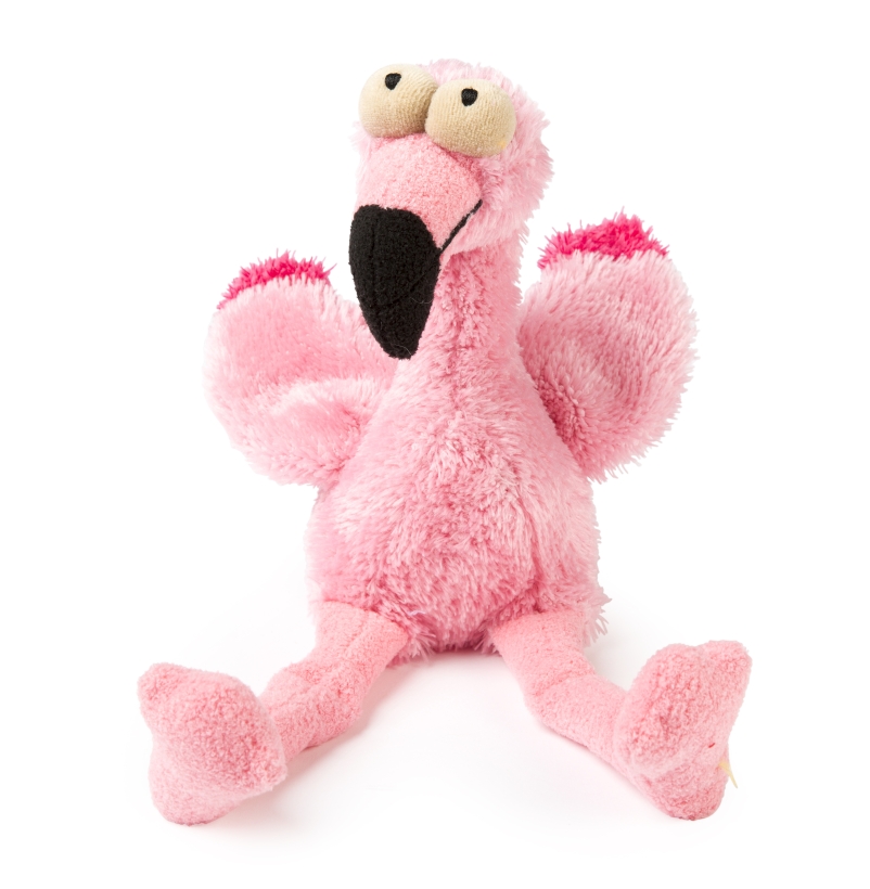 Fuzzyard-Hundespielzeug-Flamingo