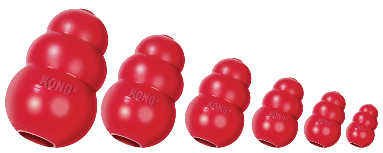 Kong-Hundespielzeug-classic-Rot-alle-groessen