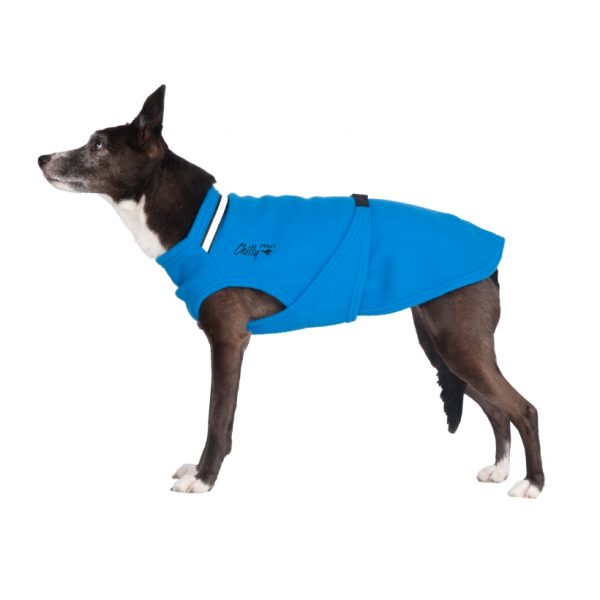 Chilly-Dogs-Chilly-Sweater-Blau-Seitenansicht-auf-Hund